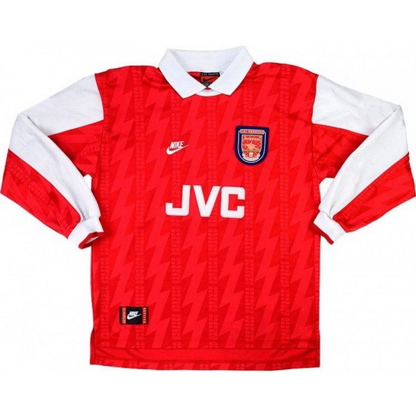 Camisetas Arsenal Primera equipo ML Retro 1994 1995 Rojo